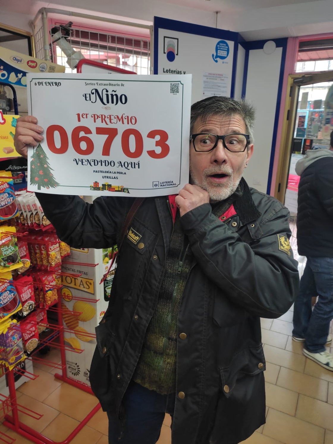 El primer premio del sorteo extraordinario del Niño deja 600.000 euros en Utrillas