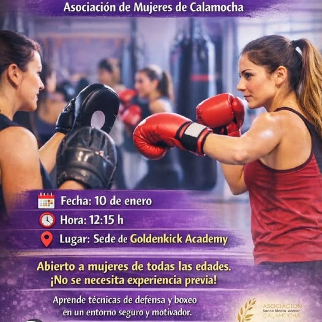 La Asociación  de Mujeres  de Calamocha forma en defensa personal