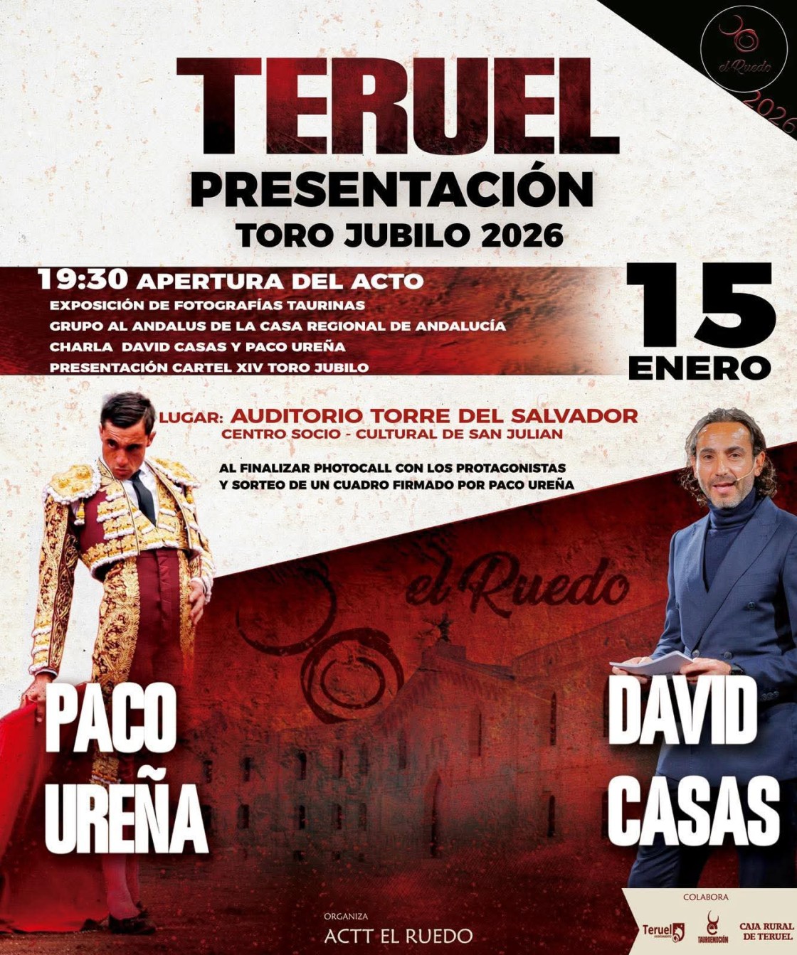 El 15 de enero, El Ruedo presenta  la res que será protagonista del XIV Toro Jubillo