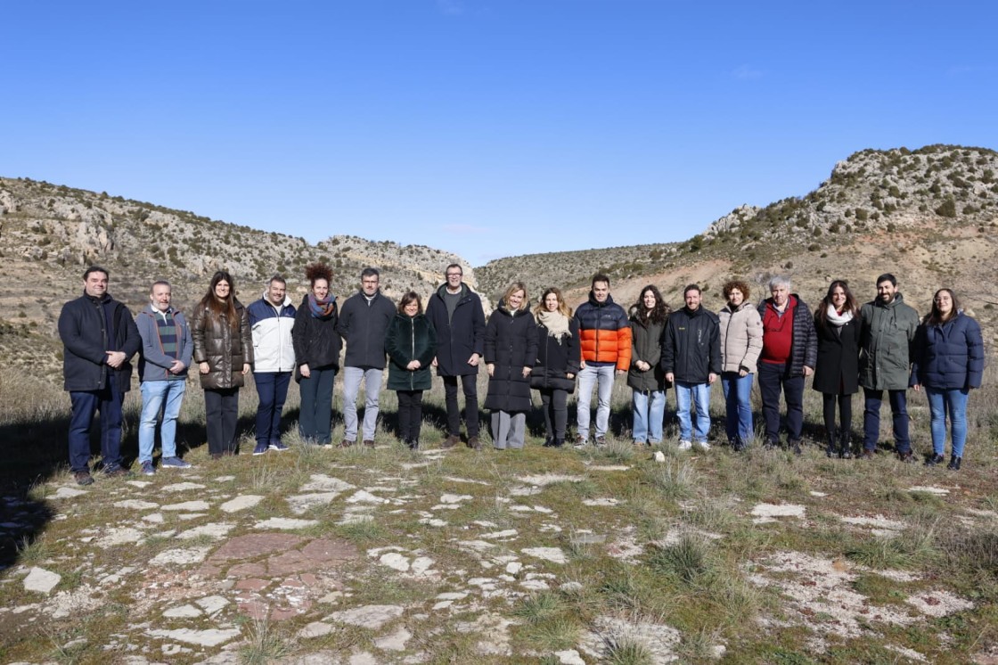 Pilar Alegría se reúne con la candidatura turolense a las Cortes de Aragón