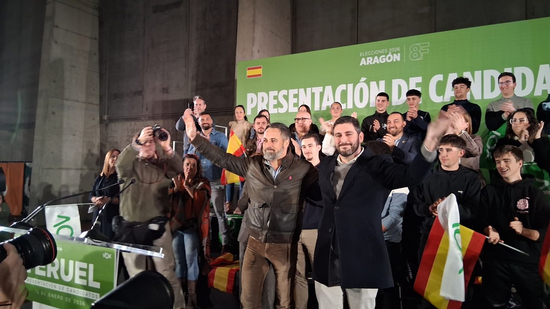 Abascal abre precampaña en Teruel como apoyo a la “España traicionada”