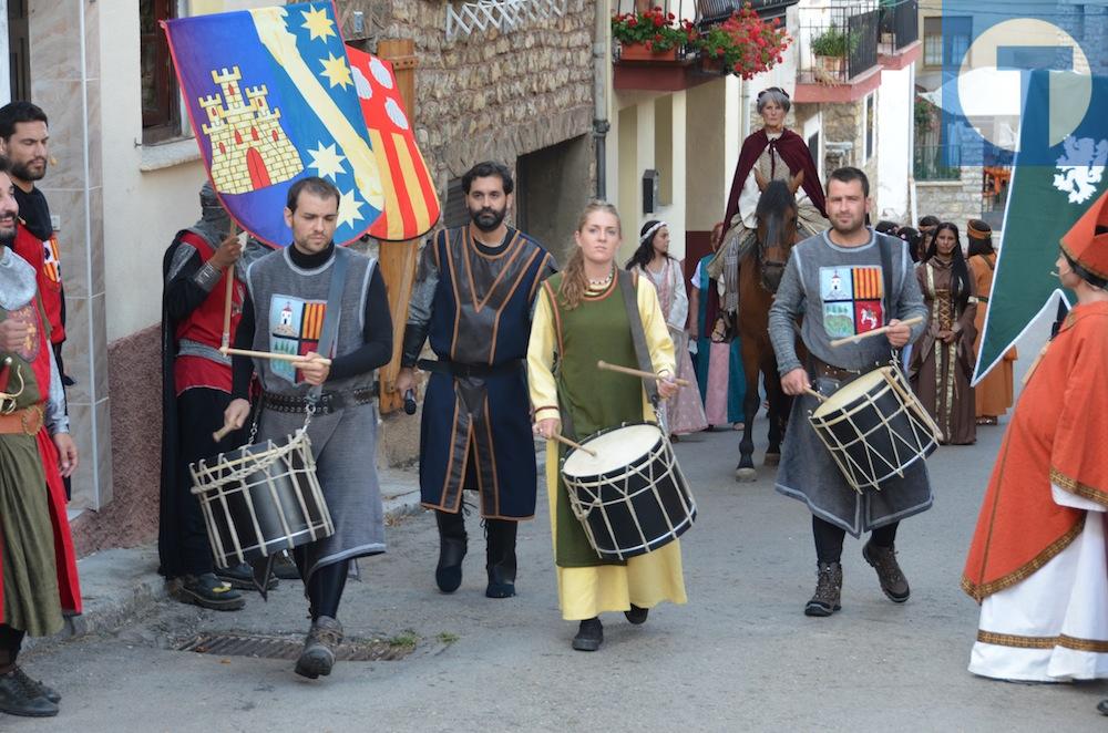 Las huestes del Cid con doña Jimena parten de nuevo de Bronchales