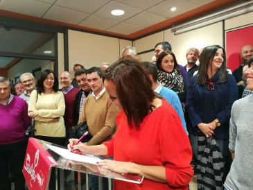 Mayte Pérez, precandidata a las primarias para la secretaría general del PSOE en Teruel