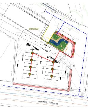 El Ayuntamiento de Alcañiz ampliará el ámbito de actuación en el parque de la carretera de Zaragoza