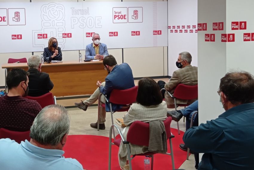 Mayte Pérez traslada a la Comunidad de Teruel el momento de 