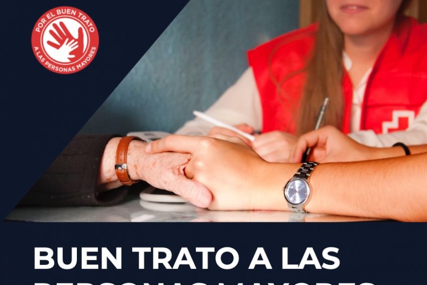 Cruz Roja Teruel previene el maltrato a las personas mayores con una campaña de sensibilización