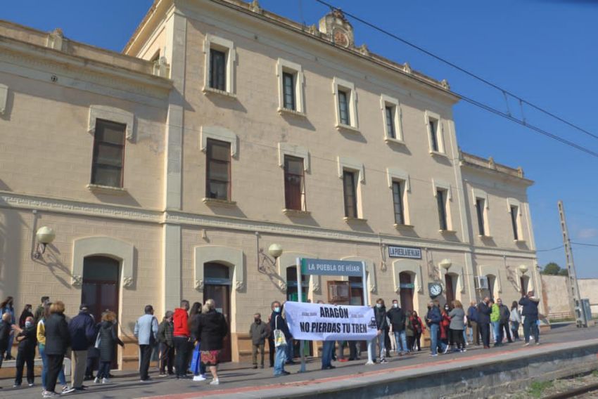 Ganar Teruel critica la decisión de Soro y apoya a Aragón No Pierdas Tu Tren