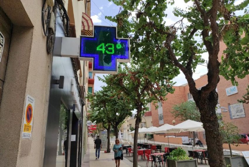 Aviso naranja en el Bajo Aragón, que este viernes volverá a superar la barrera de los 40 grados