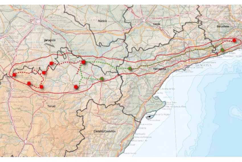 Organizaciones ecologistas y cívicas alegan contra la linea eléctrica de Muy Alta Tensión de Forestalia