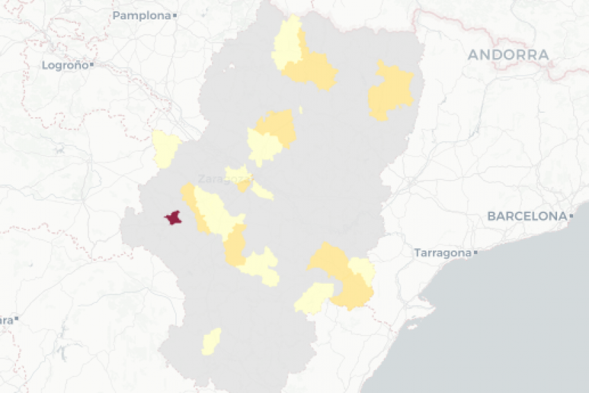 Teruel comunica seis contagios, aunque suma ocho en el reparto por zonas de salud