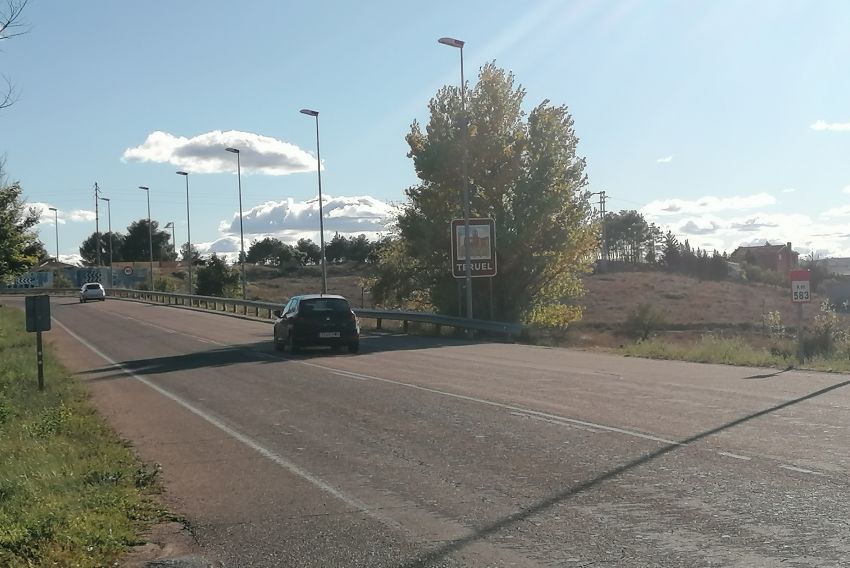 Los constructores piden mejorar la imagen de la entrada a la ciudad de Teruel por la carretera de Alcañiz