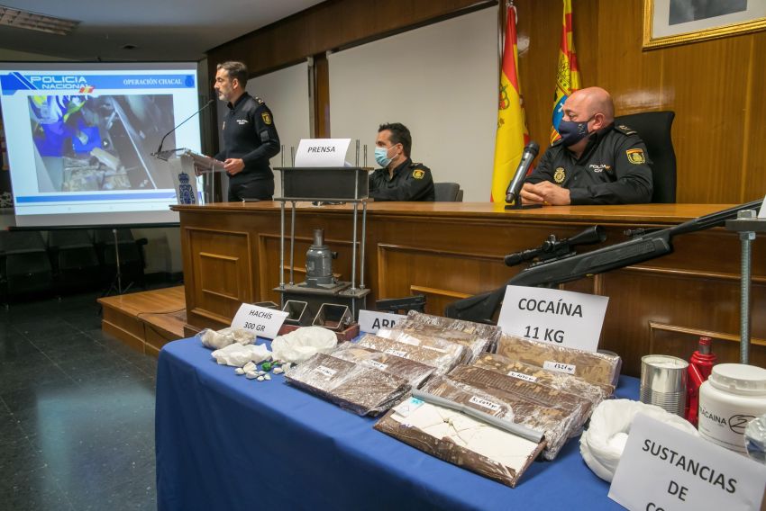 Cae en Zaragoza una importante red de tráfico de cocaína con ramas en Teruel, Zaragoza y Cataluña