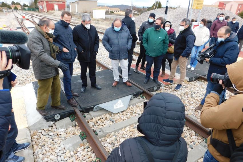 La línea Sagunto-Zaragoza podrá alcanzar los 60 trenes de mercancías semanales cuando abran los siete nuevos apartaderos