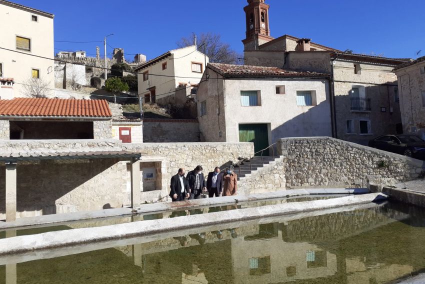 La fuente de Rudilla ya luce renovada tras su rehabilitación con fondos del POS de la Diputación de Teruel