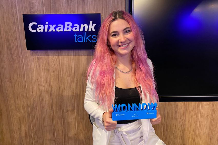 Leonor Alcalá, graduada en Ciencias Ambientales y ganadora de los premios Wonnow de Caixabank y Microsoft: 