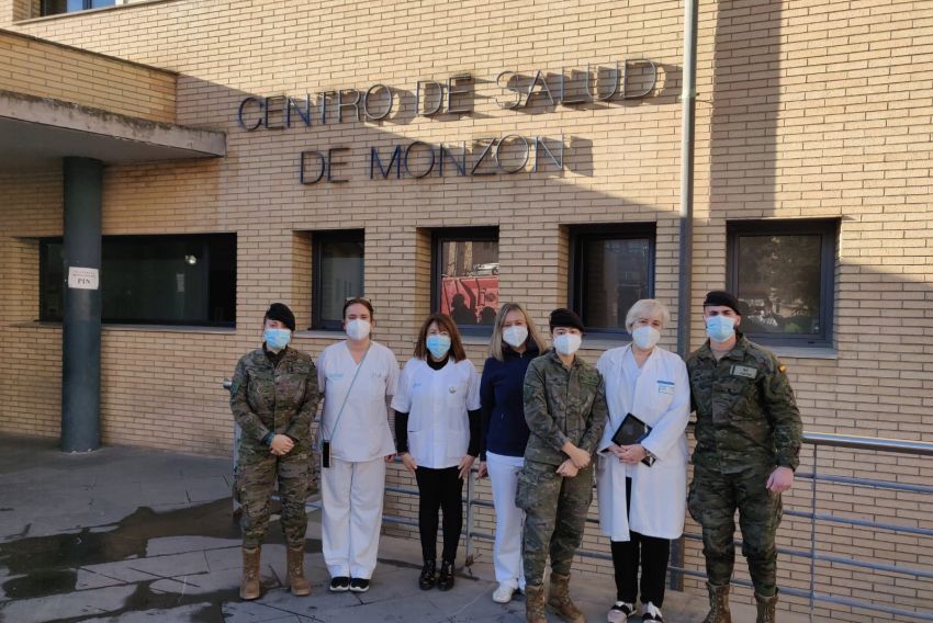 Dos equipos móviles del Ministerio de Defensa reforzarán la vacunación en Teruel