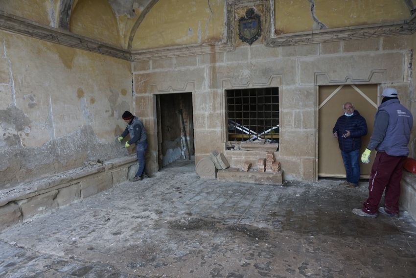 Monteagudo recupera la ermita del Pilar con apoyo de los vecinos