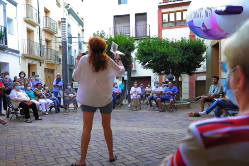 Patxi Uriz graba un documental sobre Mi Pueblo Lee en Teruel