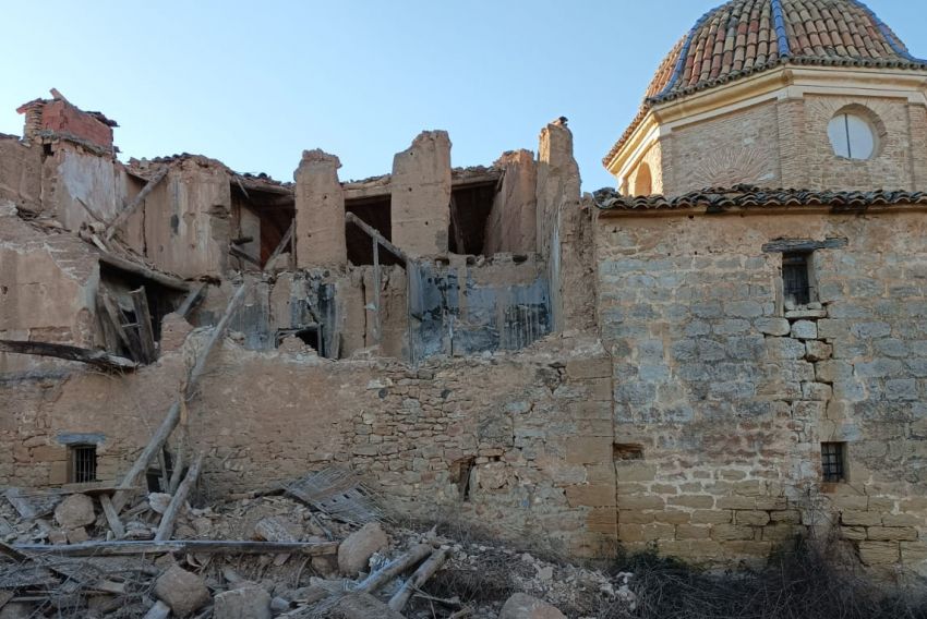 El Ayuntamiento de Fórnoles urge a la restauración del mítico santuario de Monserrate después de un nuevo derrumbe