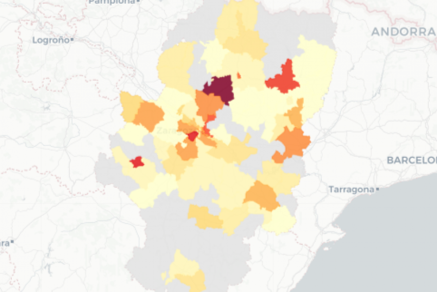 Sigue el descenso de casos en Teruel: 33 contagios, 34 menos que hace una semana