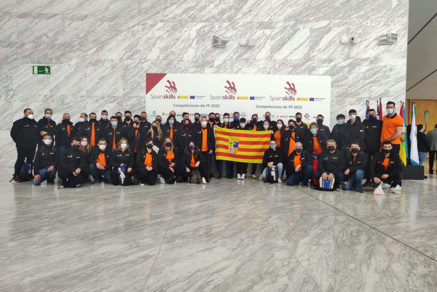 Seis jóvenes de cuatro centros de Teruel participan en el Spain Skills en Madrid