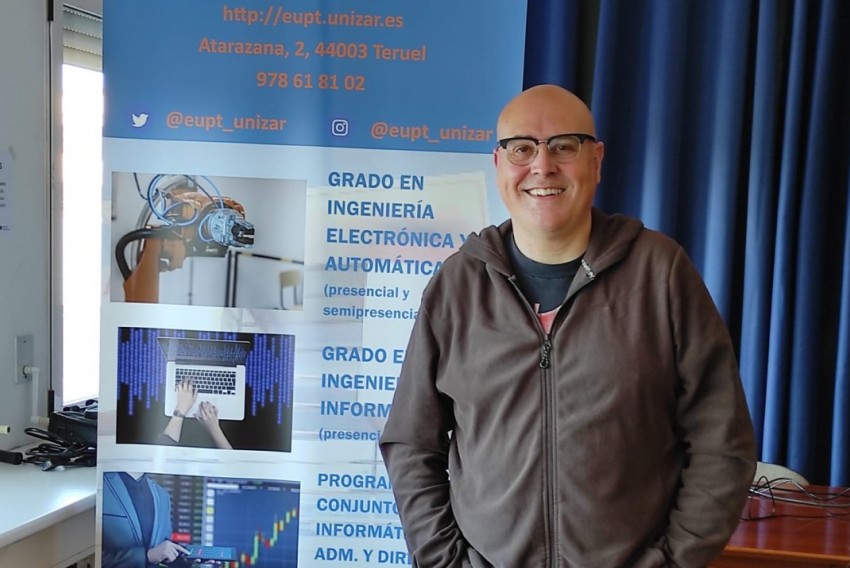 Sergio Fernández Monforte, ingeniero industrial y profesor asociado en la EUPT: “Las empresas con capital de Teruel son punteras en su sector y con alta tecnología”