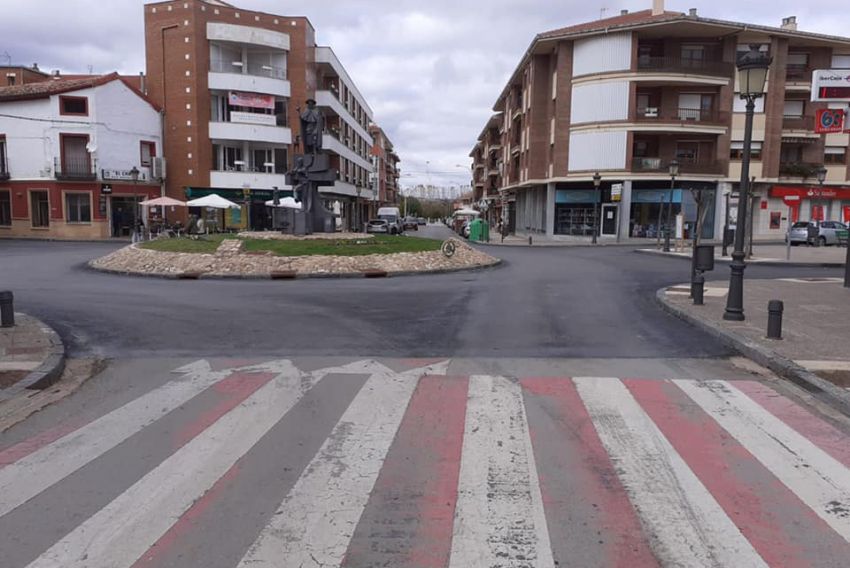 El Ayuntamiento de Calamocha prevé poder continuar con las obras de reasfaltado en un plazo corto de tiempo