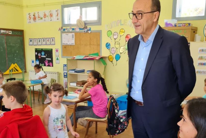 El aula de Camañas, perteneciente al CRA Teruel Uno, aumentará su alumnado el próximo curso