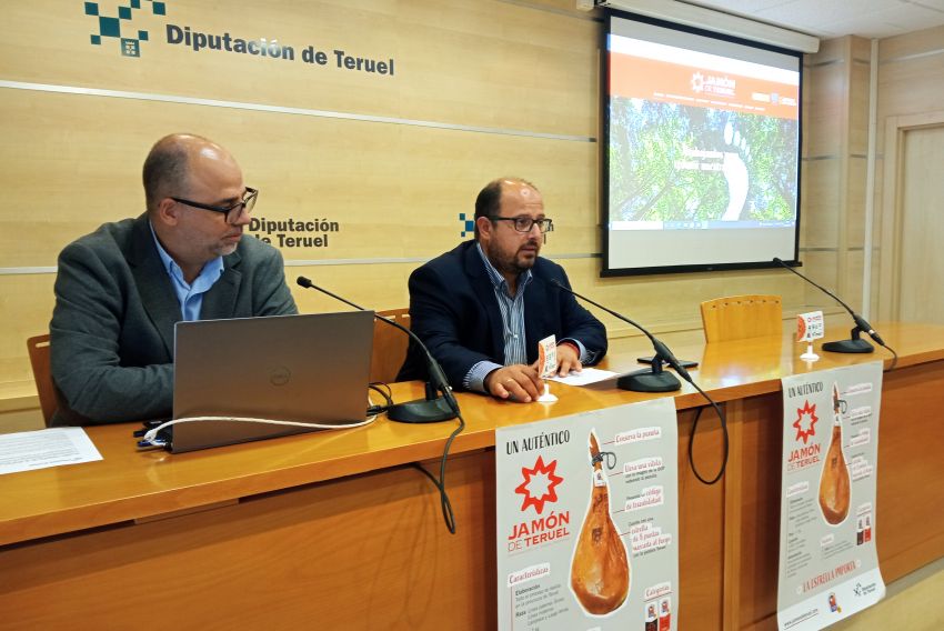 Un mapa interactivo de la provincia muestra dónde consumir y comprar jamón de DO de Teruel