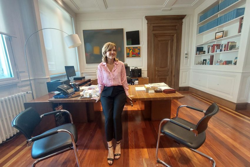 Pilar Alegría, ministra de Educación: 