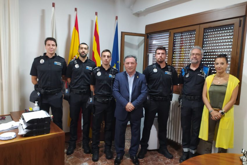 La Policía Local de Andorra incorpora cuatro agentes para llegar a la media plantilla