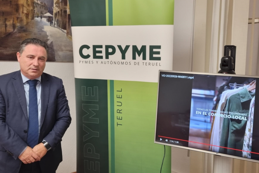 Cepyme Teruel lanza su campaña Tendencias para  apoyar al comercio local