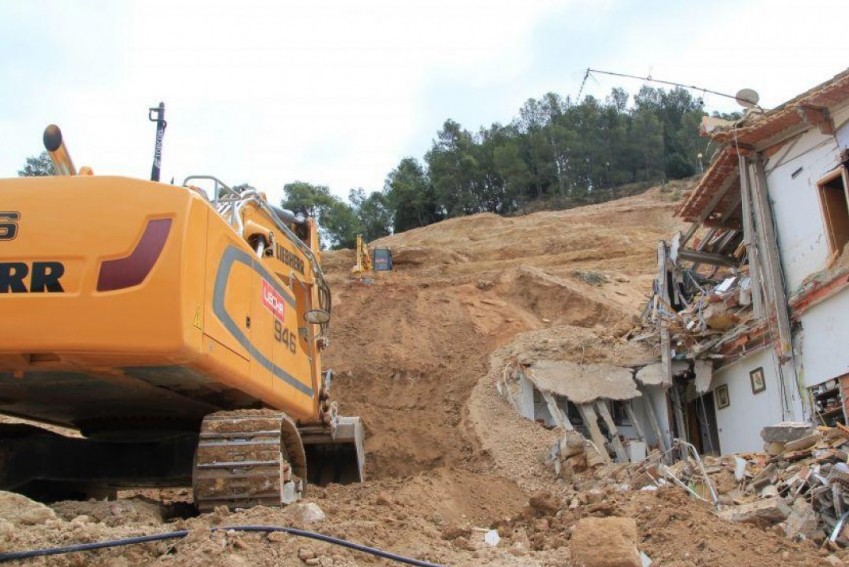 El TSJA asigna el 80 % de la responsabilidad del derrumbe de Pui Pinos al Ayuntamiento de Alcañiz