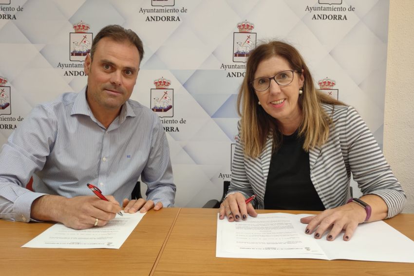 El Ayuntamiento de Andorra renueva convenios con las asociaciones sociales y culturales