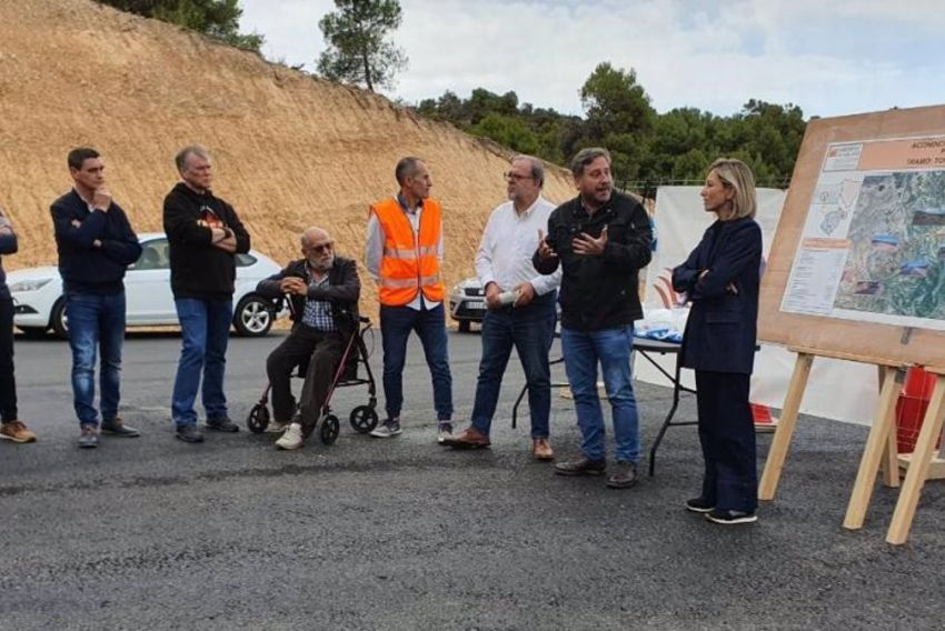 Las obras de la carretera entre Torrevelilla y La Cañada de Verich podrían terminar en enero