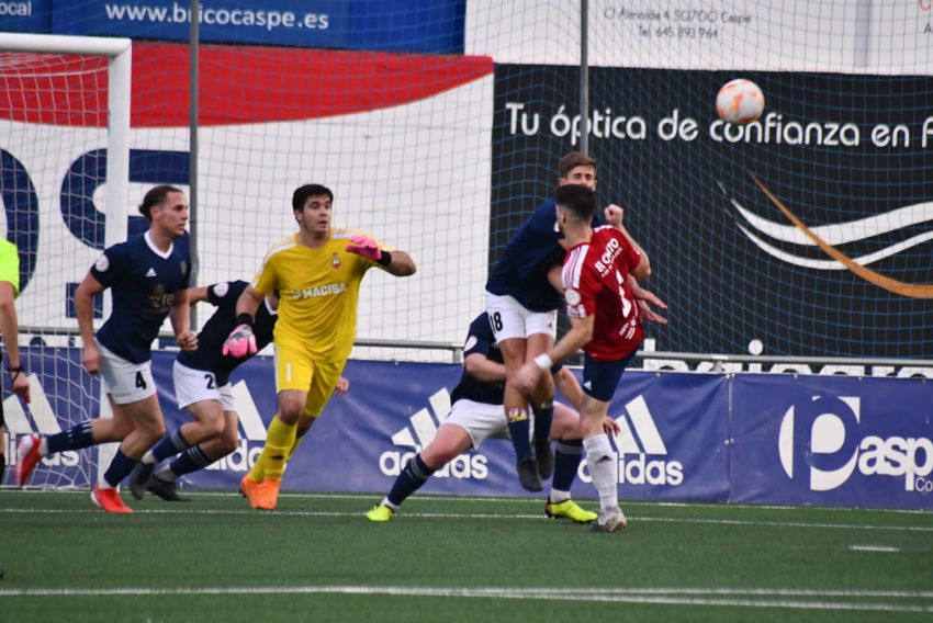 Doloroso traspié del Calamocha en Caspe (1-0)