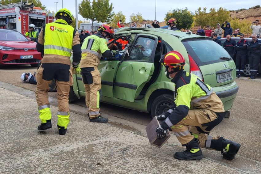 Doscientos especialistas de toda España se forman en rescates en accidentes de tráfico en Technopark