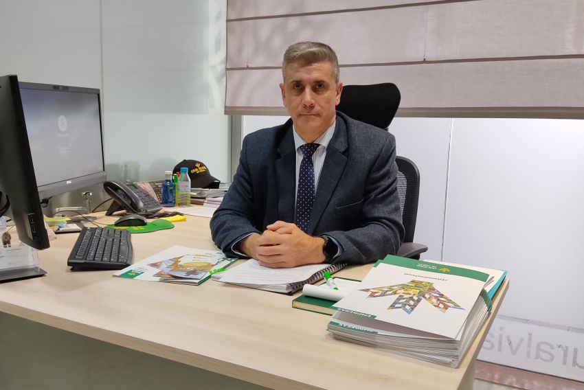 Joaquín Dobón, responsable del departamento Agrario de Caja Rural de Teruel: “Pese a la complejidad  de los ecorregímenes,  los agricultores tienen  solo dos o tres opciones”