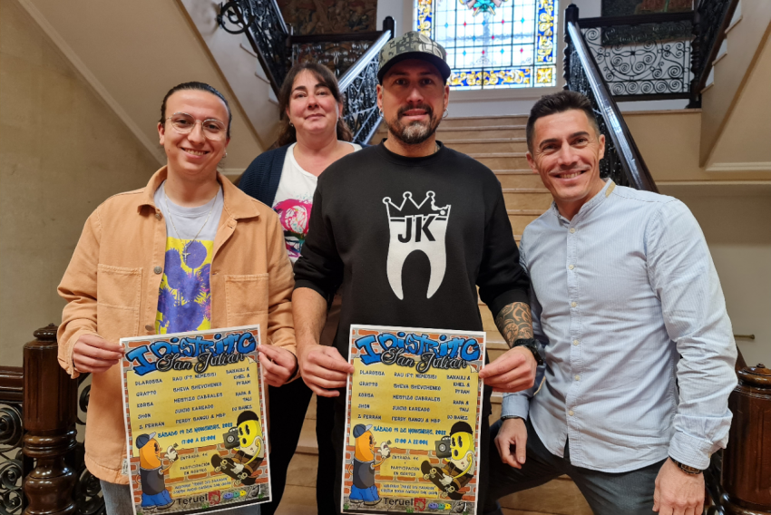 Dieciocho raperos turolenses participarán en la primera edición del Distrito San Julián