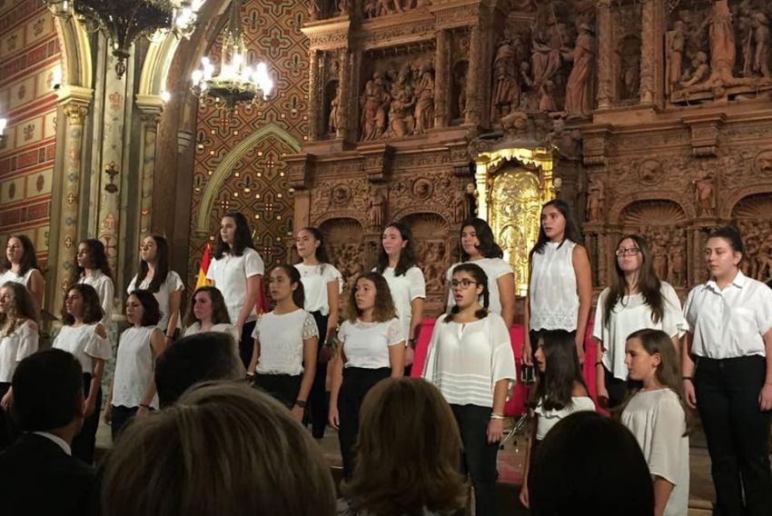 El Coro del Voces Blancas de Teruel regresa este sábado al escenario de la iglesia de San Pedro