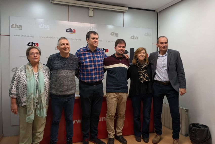 José Manuel Salvador, Marisa Romero, Iñaki Belanche, Ana Blasco y Marco Negredo, encabezarán la candidatura de CHA por Teruel en las Autonómicas de 2023