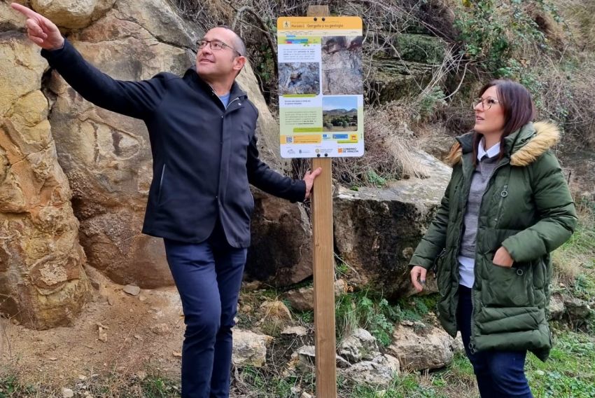 Gargallo ya recibe a los andarines que quieran descubrir su nueva ruta geológica