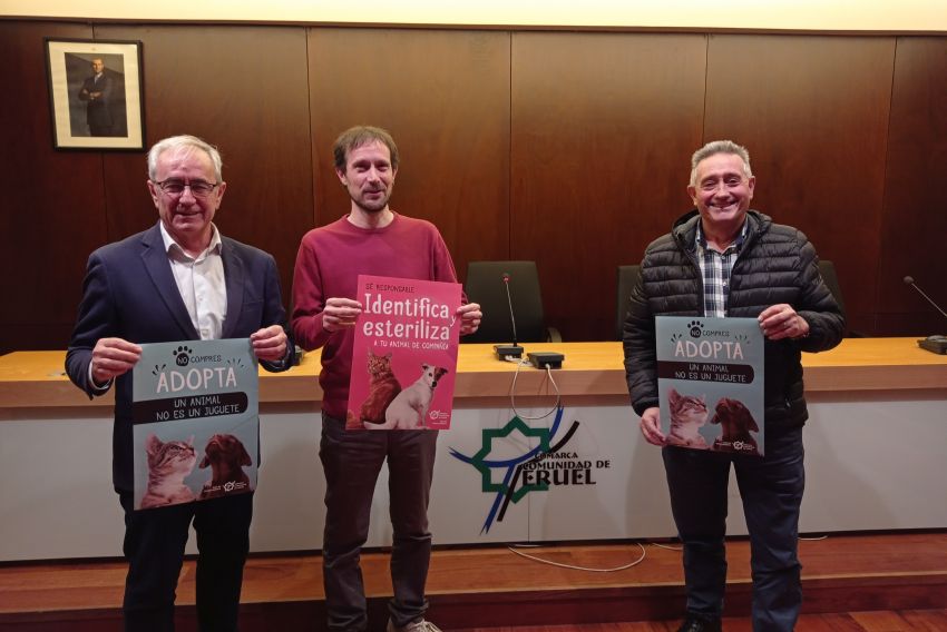 La Comunidad de Teruel promueve una campaña sobre tenencia responsable de animales