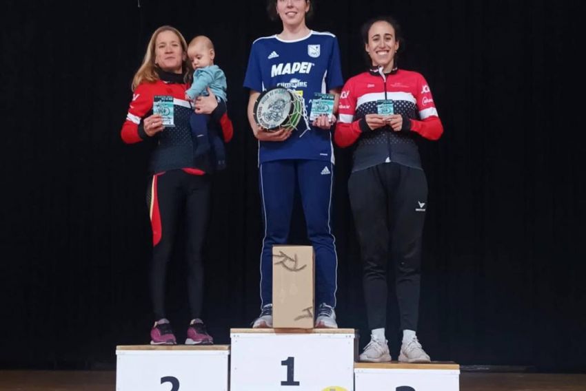 Mario de Miguel  y Claudia Esteban dominan en el Duatlón Cross de Híjar