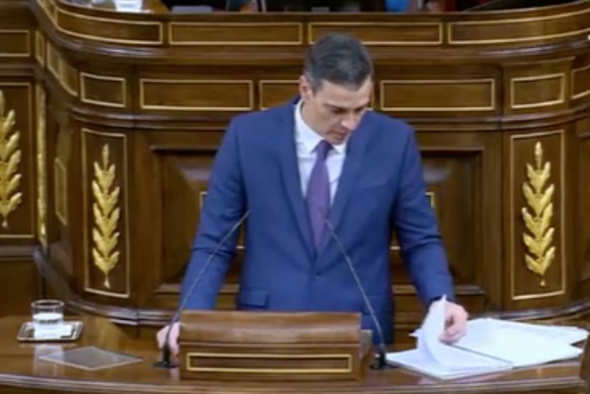 Pedro Sánchez se queda sin respuesta ante las críticas de Teruel Existe por las renovables