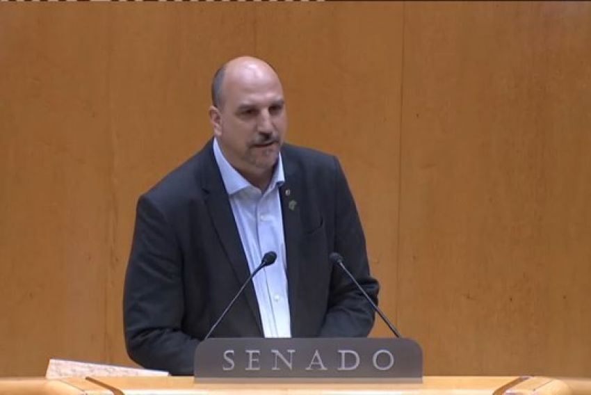 El senador de Teruel Existe Joaquín Egea exige soluciones 