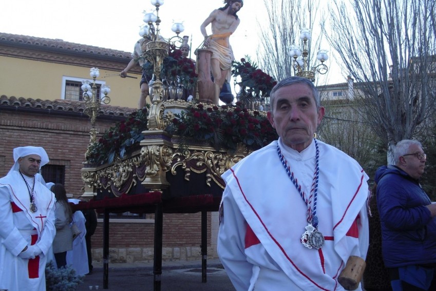 Manuel Alcalá, jefe de peana de la Hermandad de Jesús Atado a la Columna: “En las hermandades tienes que tener sentimiento y compromiso, porque si no, no hacemos nada”