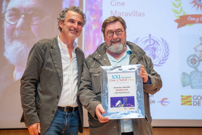 Nacho Navarro, el “mantenedor de ilusiones” del Cine Maravillas, premiado en Cine y Salud