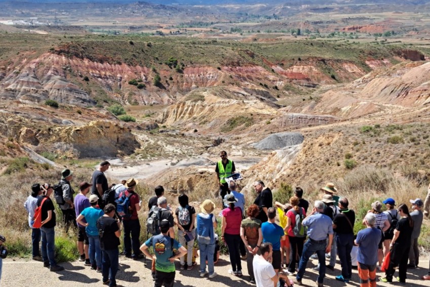 El Geolodía 23 divulga los secretos de la mina Santa María de Ariño entre 150 personas