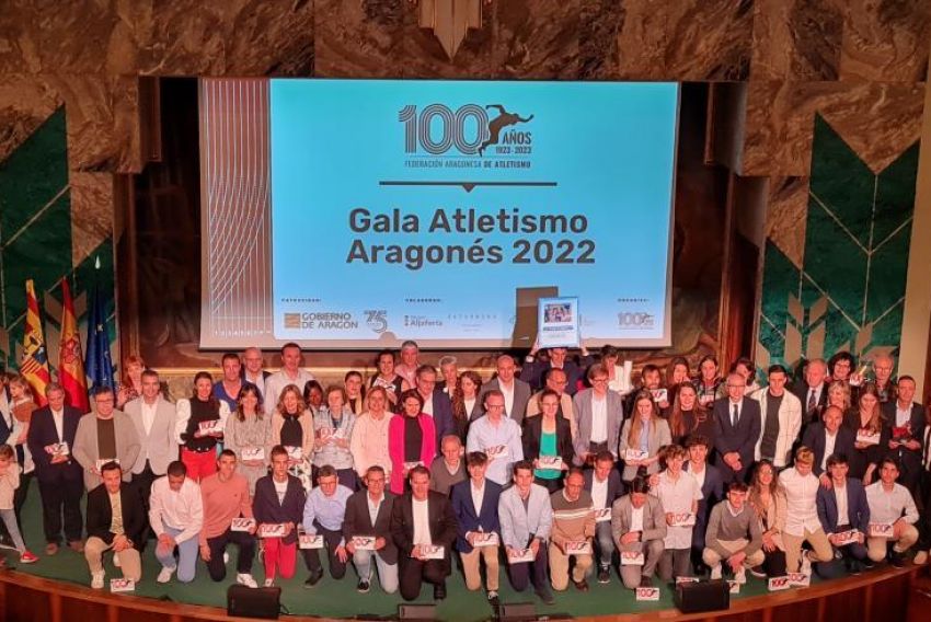 La Gala del Atletismo Aragonés reconoce otro año de talento turolense